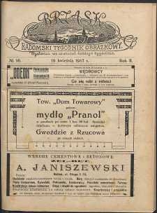 Brzask : Radomski Tygodnik Obrazkowy, 1917, R. 2, nr 16