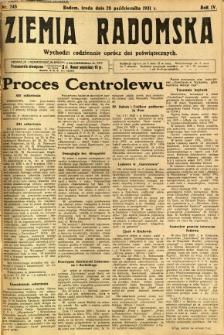 Ziemia Radomska, 1931, R. 4, nr 248