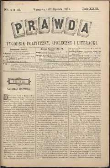 Prawda : tygodnik polityczny, społeczny i literacki, 1903, R. 23, nr 3