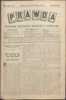 Prawda : tygodnik polityczny, społeczny i literacki, 1903, R. 23, nr 13