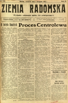 Ziemia Radomska, 1931, R. 4, nr 252