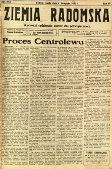 Ziemia Radomska, 1931, R. 4, nr 254