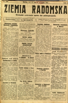 Ziemia Radomska, 1931, R. 4, nr 264