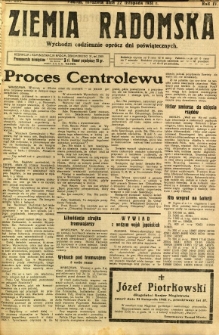 Ziemia Radomska, 1931, R. 4, nr 269