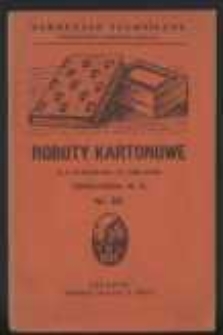 Roboty kartonowe z 11 rysunkami i 2 tablicami