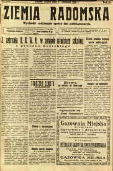 Ziemia Radomska, 1931, R. 4, nr 273