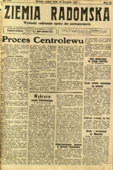 Ziemia Radomska, 1931, R. 4, nr 274