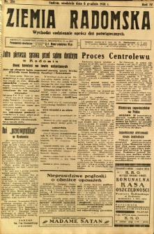 Ziemia Radomska, 1931, R. 4, nr 281