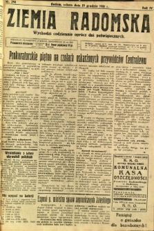 Ziemia Radomska, 1931, R. 4, nr 291