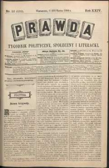 Prawda : tygodnik polityczny, społeczny i literacki, 1904, R. 24, nr 12