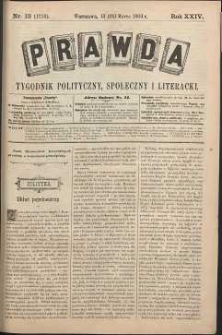 Prawda : tygodnik polityczny, społeczny i literacki, 1904, R. 24, nr 13