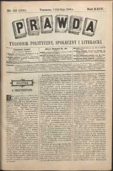Prawda : tygodnik polityczny, społeczny i literacki, 1904, R. 24, nr 20