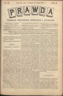 Prawda : tygodnik polityczny, społeczny i literacki, 1890, R. 10, nr 23