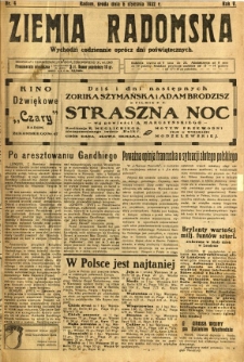 Ziemia Radomska, 1932, R. 5, nr 4