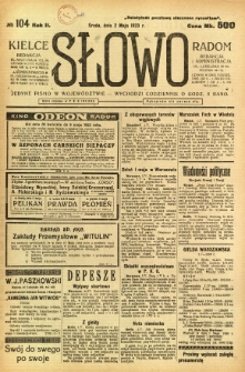 Słowo, 1923, R. 2, nr 104