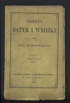 Threny : Satyr i Wróżki