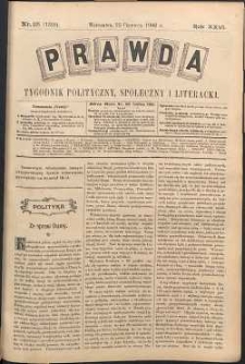 Prawda : tygodnik polityczny, społeczny i literacki, 1906, R. 26, nr 25