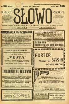 Słowo, 1923, R. 2, nr 107