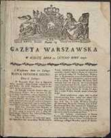 Gazeta Warszawska, 1791, nr 13