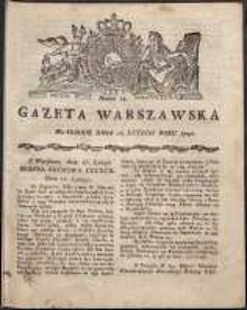 Gazeta Warszawska, 1791, nr 14