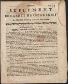 Gazeta Warszawska, 1791, nr 16, suplement