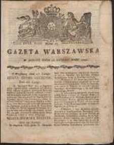 Gazeta Warszawska, 1791, nr 17