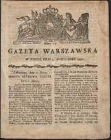 Gazeta Warszawska, 1791, nr 19