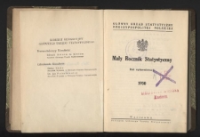 Mały Rocznik Statystyczny R. 1 (1930)