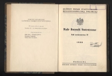 Mały Rocznik Statystyczny R. 4 (1933)