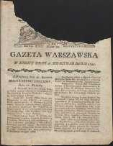 Gazeta Warszawska, 1791, nr 31
