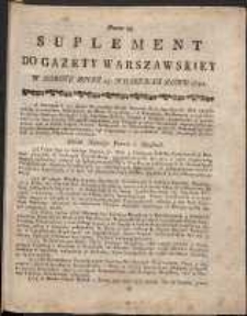 Gazeta Warszawska, 1791, nr 33, suplement