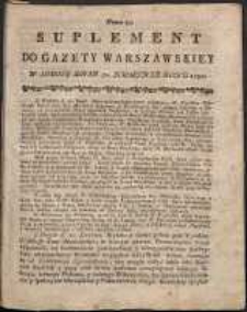 Gazeta Warszawska, 1791, nr 35, suplement