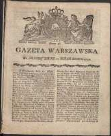 Gazeta Warszawska, 1791, nr 38