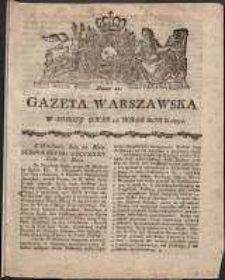 Gazeta Warszawska, 1791, nr 41