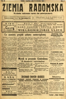 Ziemia Radomska, 1932, R. 5, nr 10