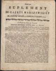 Gazeta Warszawska, 1791, nr 48, suplement