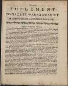 Gazeta Warszawska, 1791, nr 49, suplement