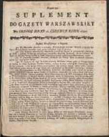 Gazeta Warszawska, 1791, nr 50, suplement