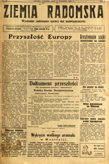 Ziemia Radomska, 1932, R. 5, nr 13