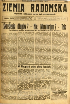 Ziemia Radomska, 1932, R. 5, nr 16