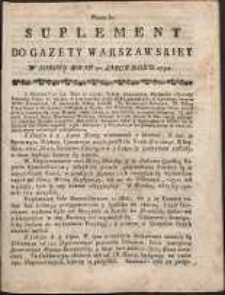 Gazeta Warszawska, 1791, nr 61, suplement
