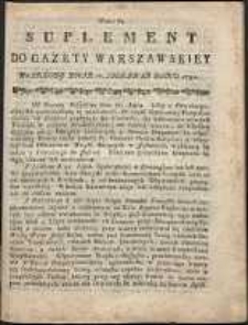 Gazeta Warszawska, 1791, nr 64, suplement