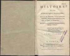Histoire de la Republique française. T. 2