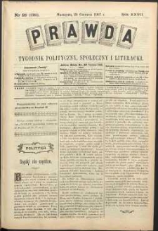 Prawda : tygodnik polityczny, społeczny i literacki, 1907, R. 27, nr 26