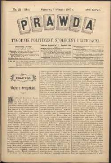 Prawda : tygodnik polityczny, społeczny i literacki, 1907, R. 27, nr 31