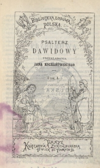 Psałterz Dawidowy. T. 1