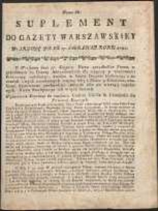 Gazeta Warszawska, 1791, nr 66, suplement