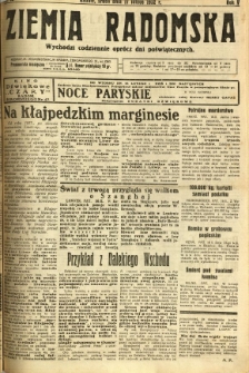 Ziemia Radomska, 1932, R. 5, nr 38