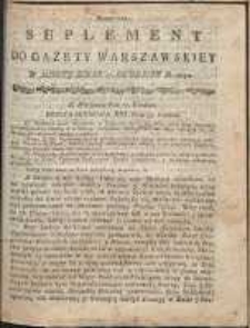 Gazeta Warszawska, 1791, nr 101, suplement