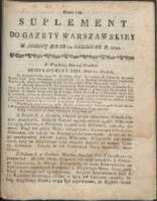 Gazeta Warszawska, 1791, nr 103, suplement